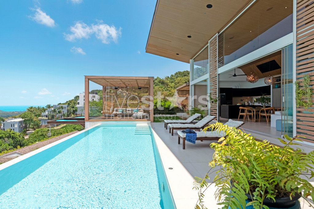 Villa vue mer à 180° sur l'océan à vendre à Bangpor, photo 6