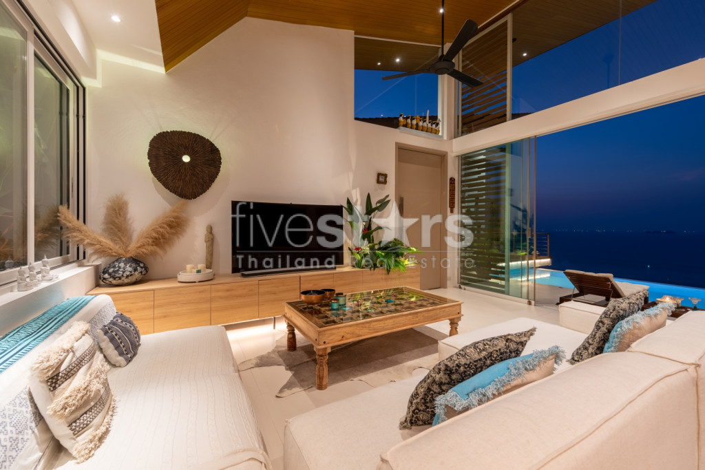 Villa vue mer à 180° sur l'océan à vendre à Bangpor, photo 22