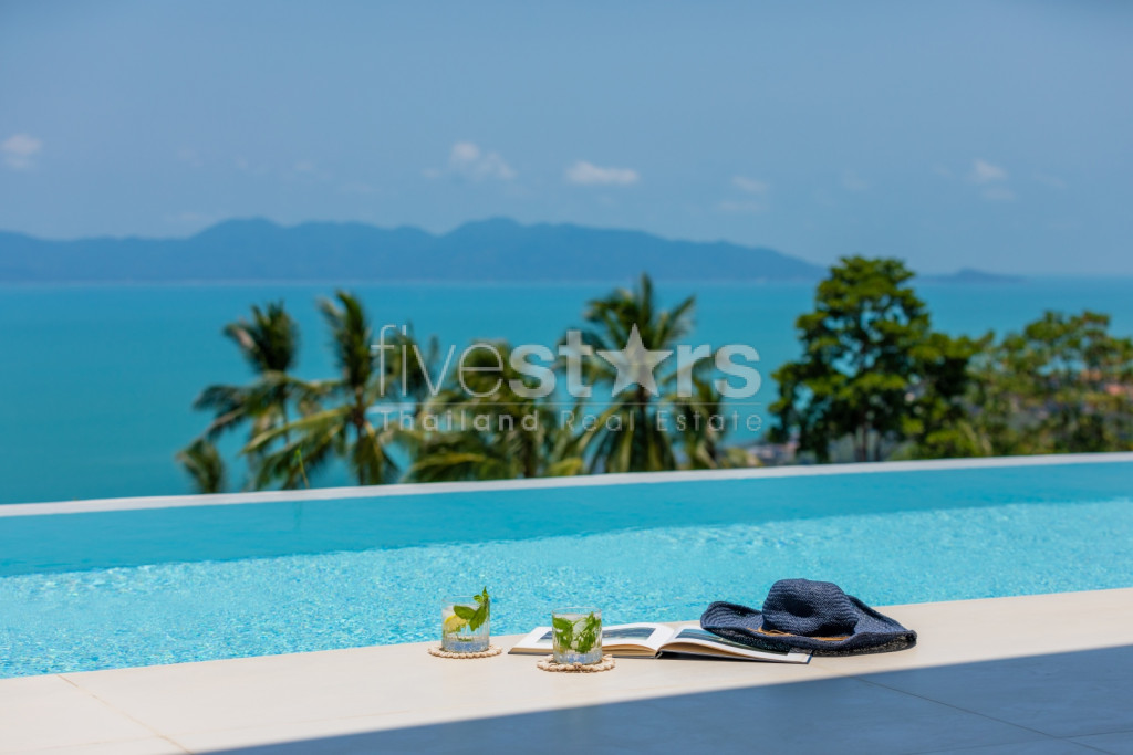 Villa vue mer à 180° sur l'océan à vendre à Bangpor, photo 3