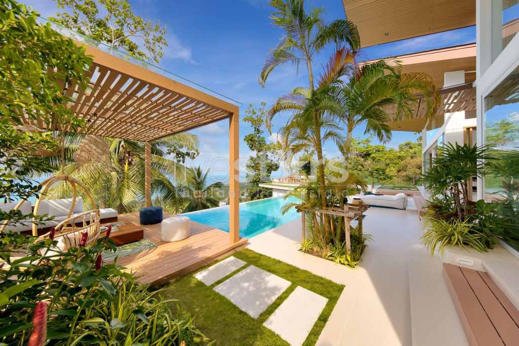 Superbe villa vue mer avec 4 chambres à vendre quartier Bangpor, photo 7