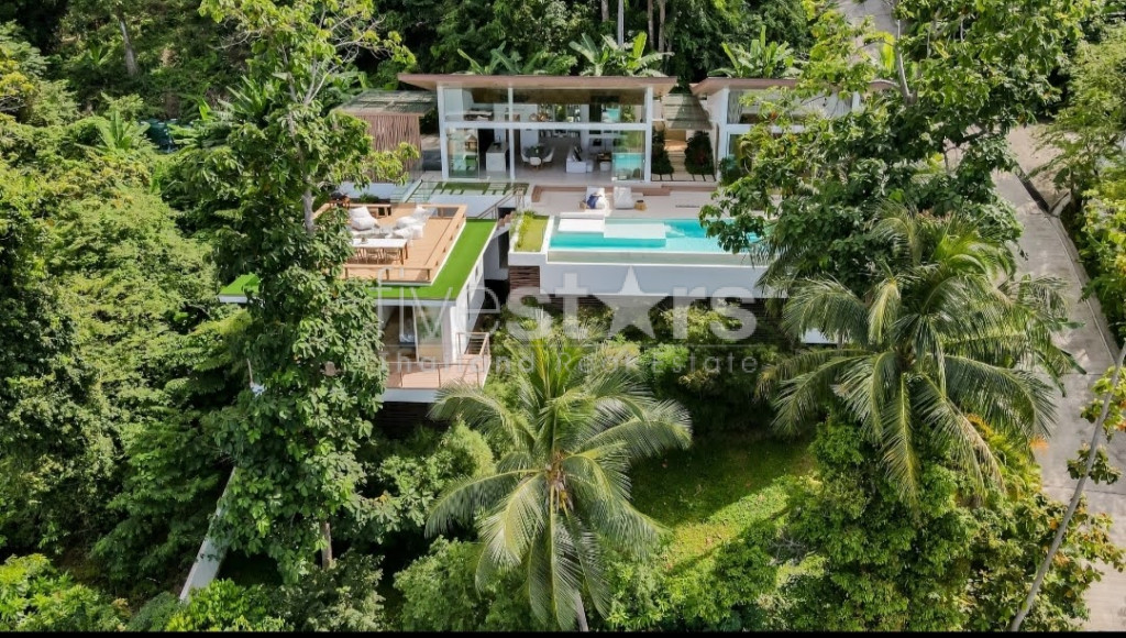 Superbe villa vue mer avec 4 chambres à vendre quartier Bangpor, photo 13
