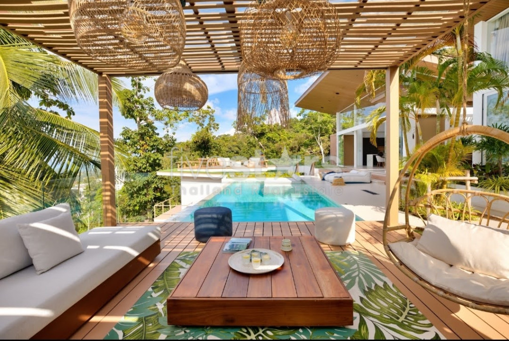 Superbe villa vue mer avec 4 chambres à vendre quartier Bangpor, photo 6