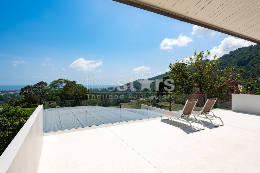 Villa de 4 chambres avec vue sur la mer à vendre sur la colline de Chaweng, photo 11