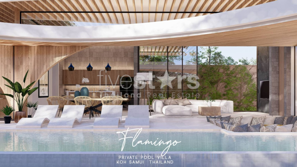 Villa 3 chambres avec piscine privée à vendre – Bang Kao, Koh Samui