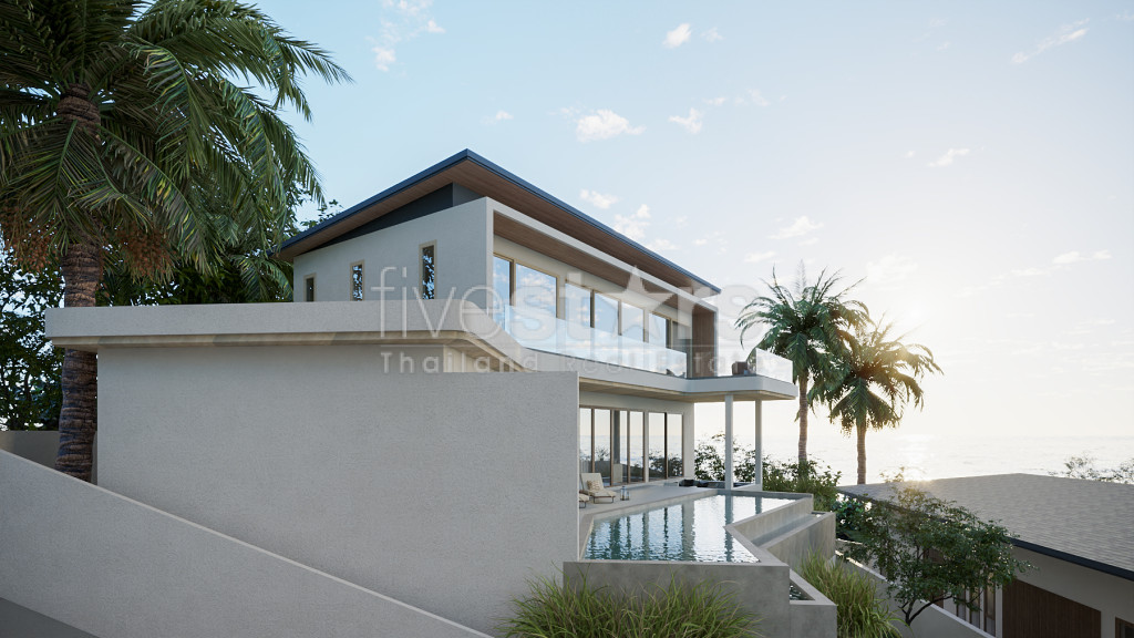 Villa de 4 chambres avec vue mer à vendre à Bangrak, photo 13