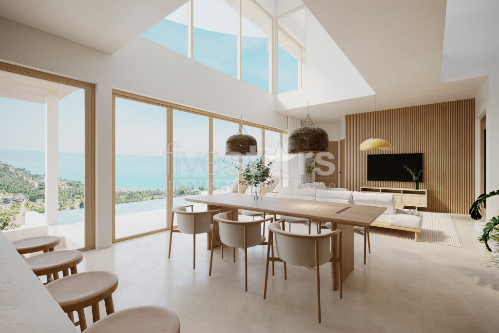 Villa de 4 chambres avec vue mer à vendre à Bangrak, photo 7