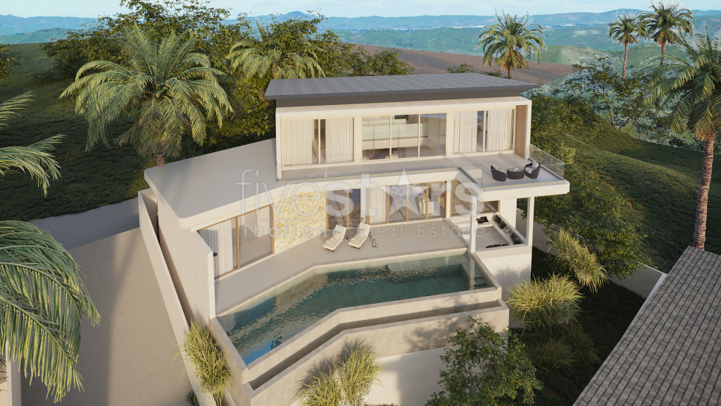Villa de 4 chambres avec vue mer à vendre à Bangrak, photo 12