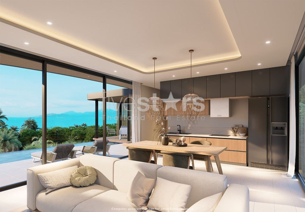 Villa vue mer avec 2 chambres à vendre - Bangpor, photo 2