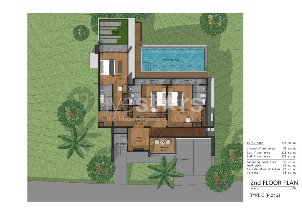 Villa de luxe moderne de 5 chambres dans la forêt de Lamai, photo 19