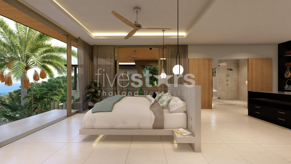 Superbe villa 4 chambres avec vue mer à Bophut, photo 13