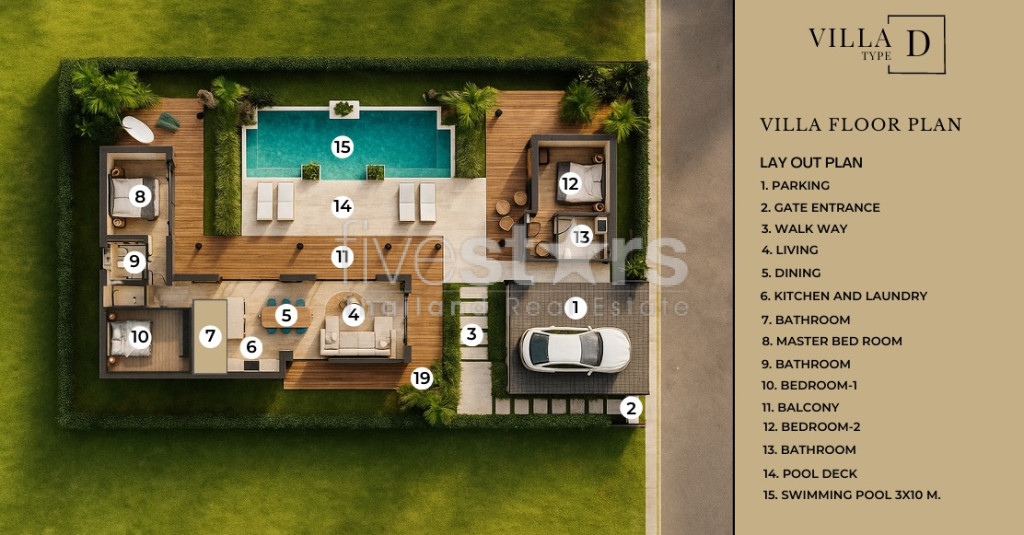 Villa avec piscine, 3 chambres à vendre – Bangpor, Samui, photo 2
