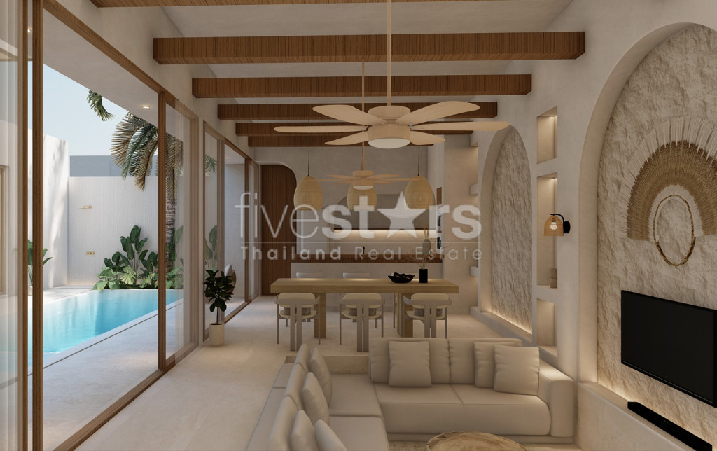 Villa Moderne de 3 Chambres avec Piscine à Vendre en Bail (Leasehold) – Maenam, Koh Samui, photo 4