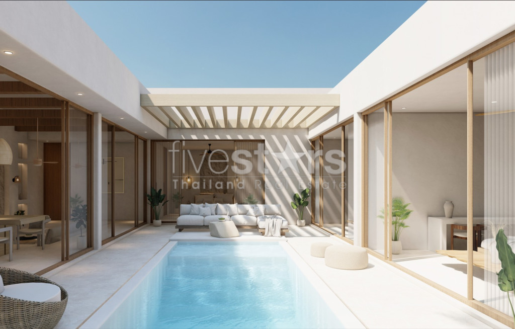 Villa Moderne de 3 Chambres avec Piscine à Vendre en Bail (Leasehold) – Maenam, Koh Samui, photo 2
