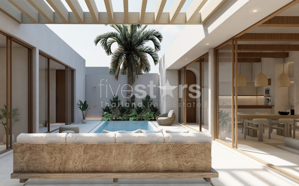 Villa Moderne de 3 Chambres avec Piscine à Vendre en Bail (Leasehold) – Maenam, Koh Samui, photo 3