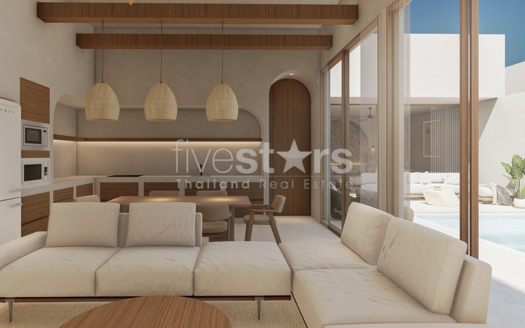 Villa Moderne de 2 Chambres avec Piscine à Vendre en Bail (Leasehold) – Maenam, Koh Samui, photo 5
