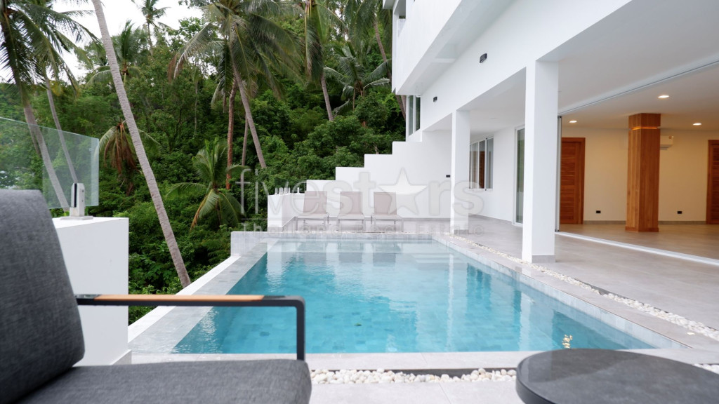 2 villas indépendantes 9 chambres avec vue mer à vendre proche Lamai, photo 13