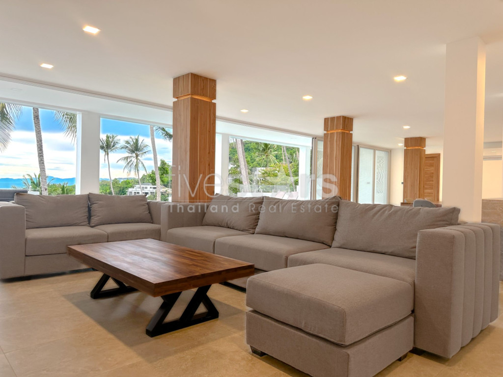 2 villas indépendantes 9 chambres avec vue mer à vendre proche Lamai, photo 14