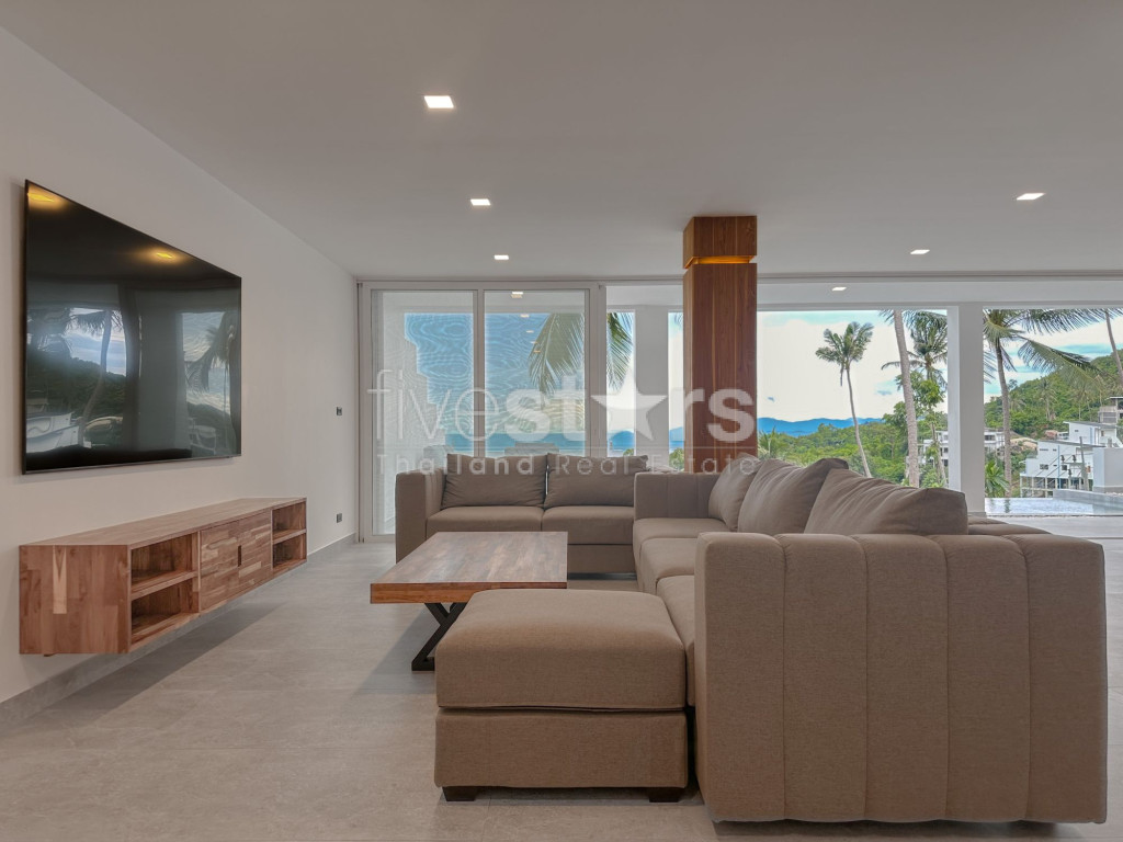 2 villas indépendantes 9 chambres avec vue mer à vendre proche Lamai, photo 15