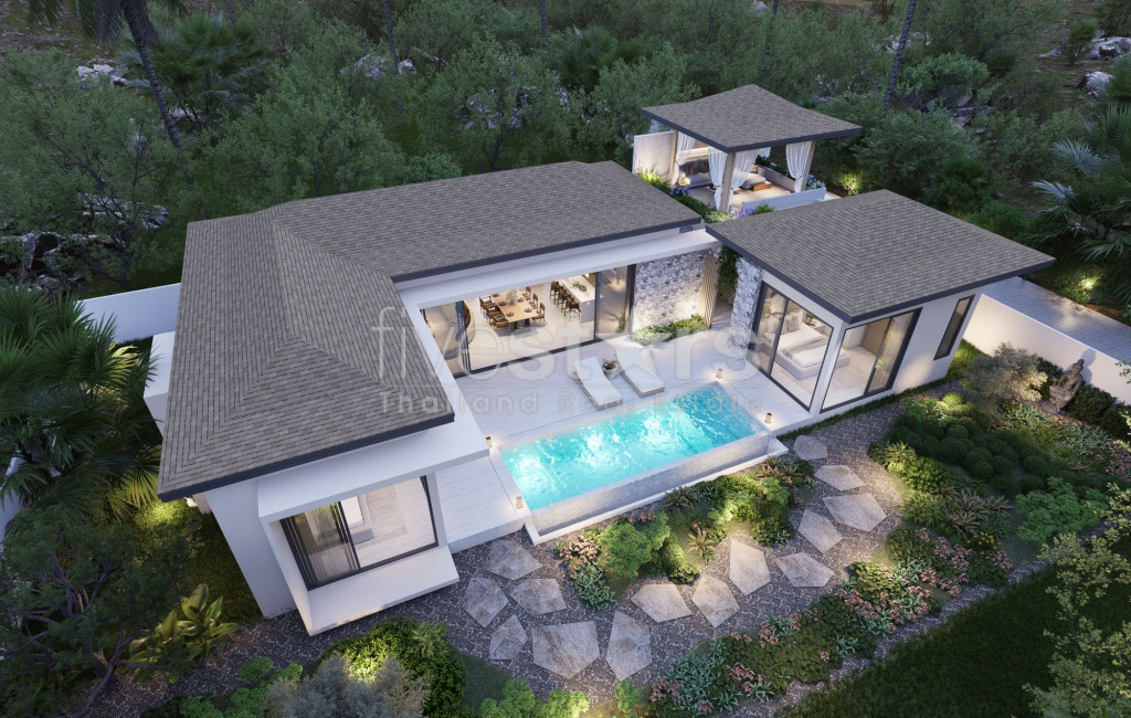 Villa Moderne de 3 Chambres en Leasehold à Vendre – Lamai, Koh Samui, photo 2