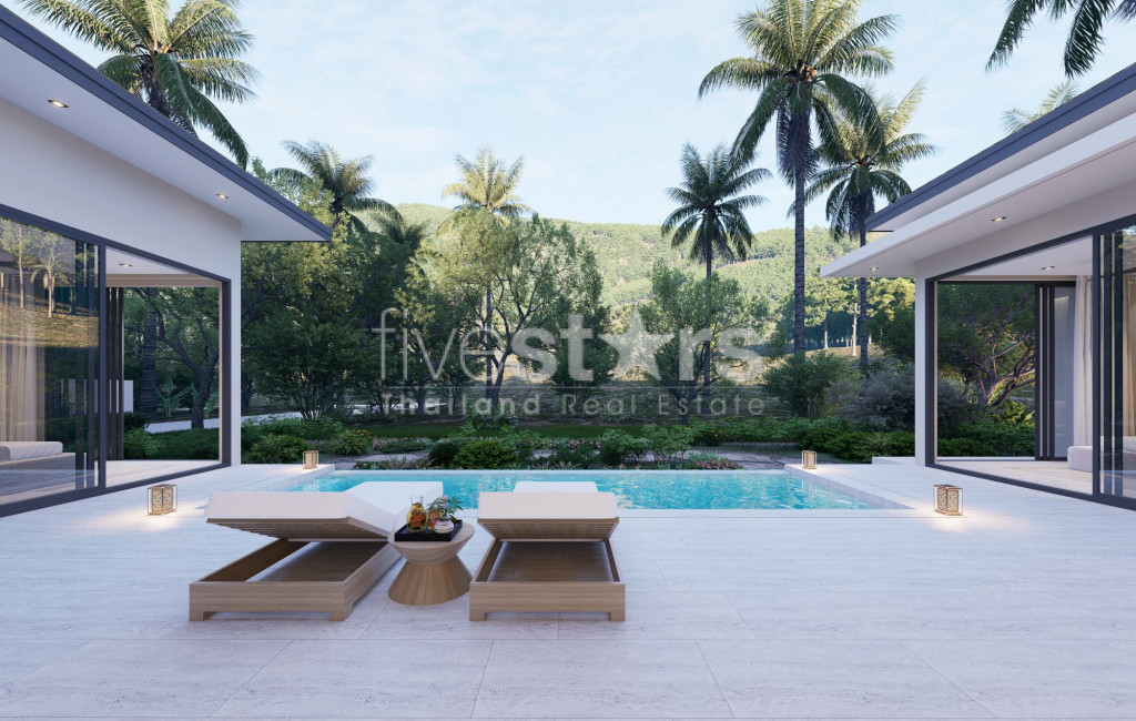 Villas avec Piscine de 3 Chambres à Vendre (Bail Emphytéotique) – Chaweng, photo 3