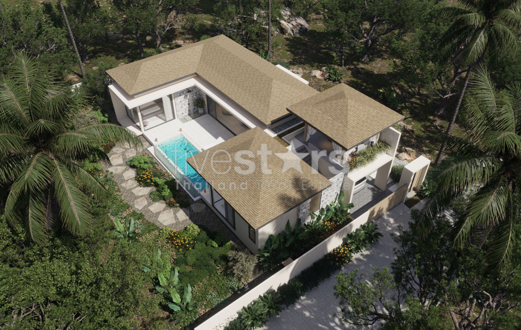 Villas avec Piscine de 3 Chambres à Vendre (Bail Emphytéotique) – Chaweng, photo 12