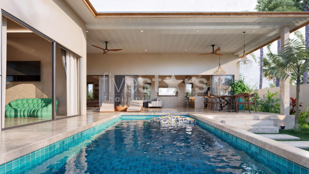 Villa Tropicale Moderne de 2 Chambres avec Piscine à Vendre à Lamai, photo 3