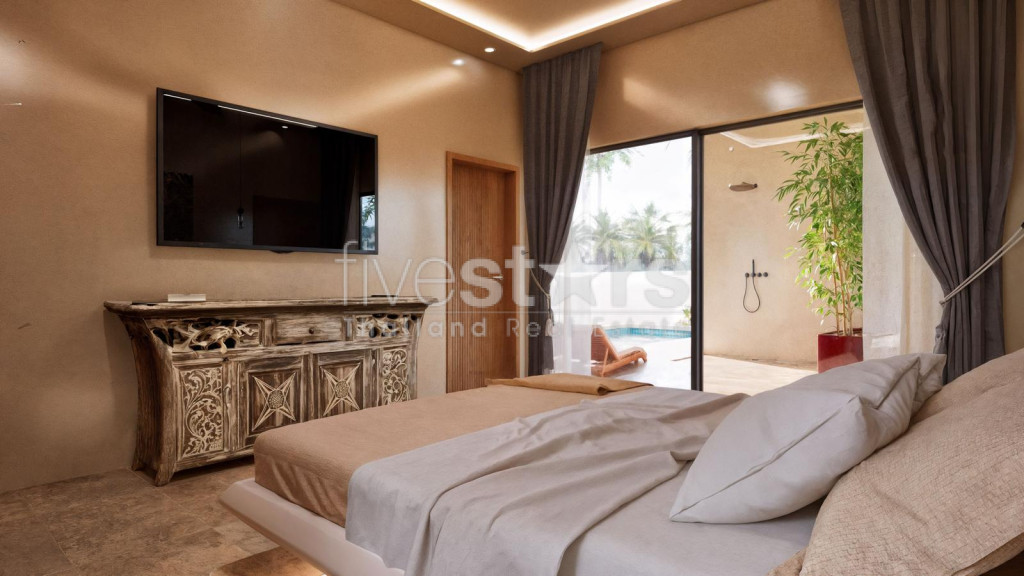 Villa Tropicale Moderne de 2 Chambres avec Piscine à Vendre à Lamai, photo 13