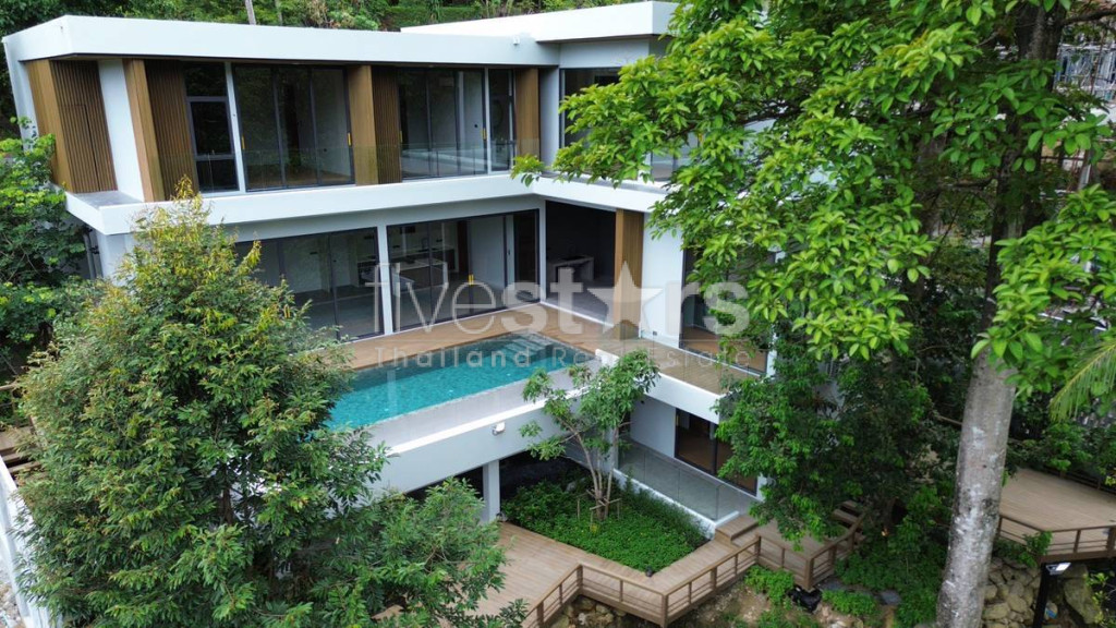 Villa de luxe moderne de 5 chambres dans la forêt de Lamai