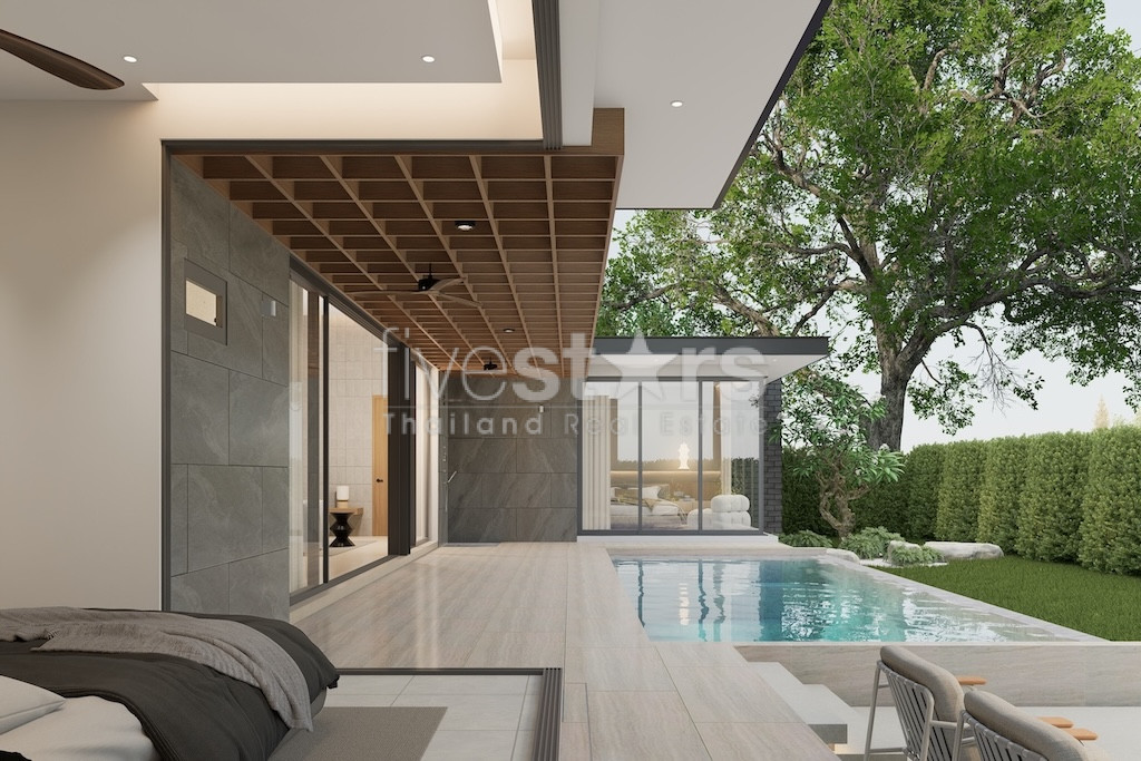 Villa Moderne Contemporaine de 4 Chambres à Vendre à Bo Phut, photo 2