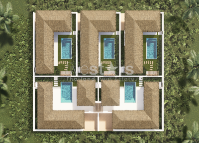 Villa tropicale moderne de 2 chambres avec piscine à vendre à Baan Tai, photo 17