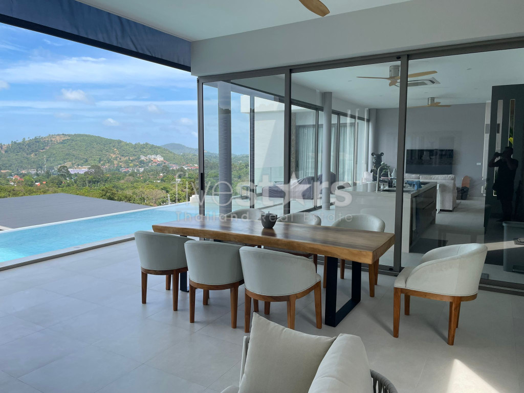 Villa Moderne Tropicale avec Vue Mer – 4 Chambres à Vendre à Bophut, photo 5
