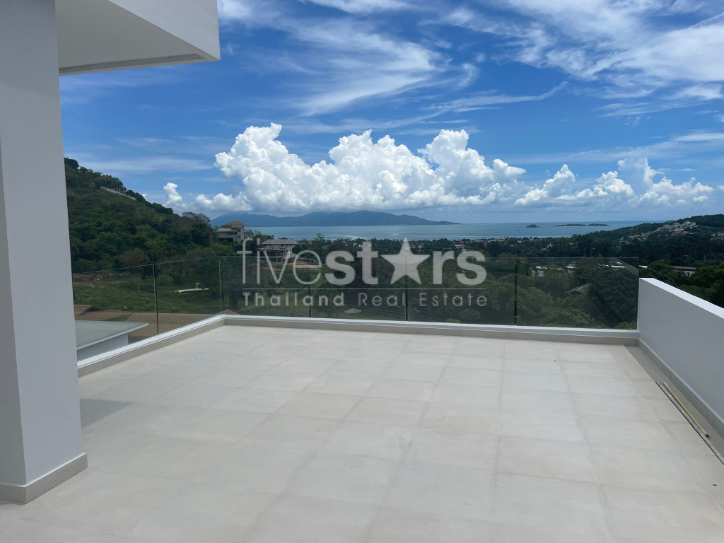 Villa Moderne Tropicale avec Vue Mer – 4 Chambres à Vendre à Bophut, photo 15