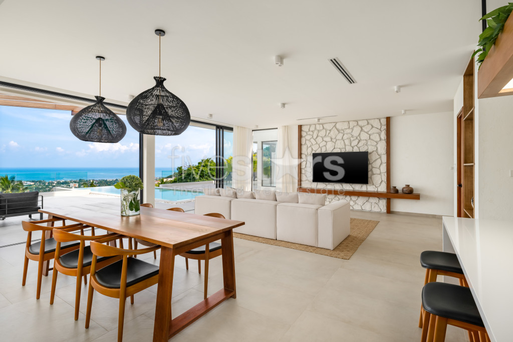 Propriété d’exception 4 chambres avec vue mer panoramique – Chaweng, Koh Samui, photo 7