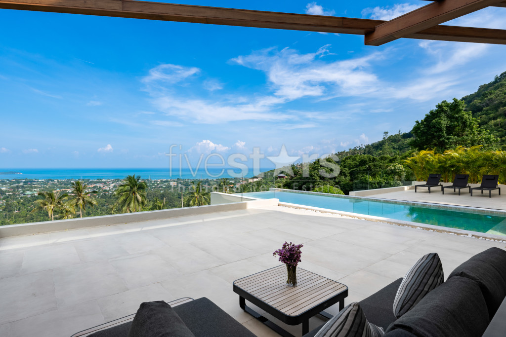 Propriété d’exception 4 chambres avec vue mer panoramique – Chaweng, Koh Samui, photo 4