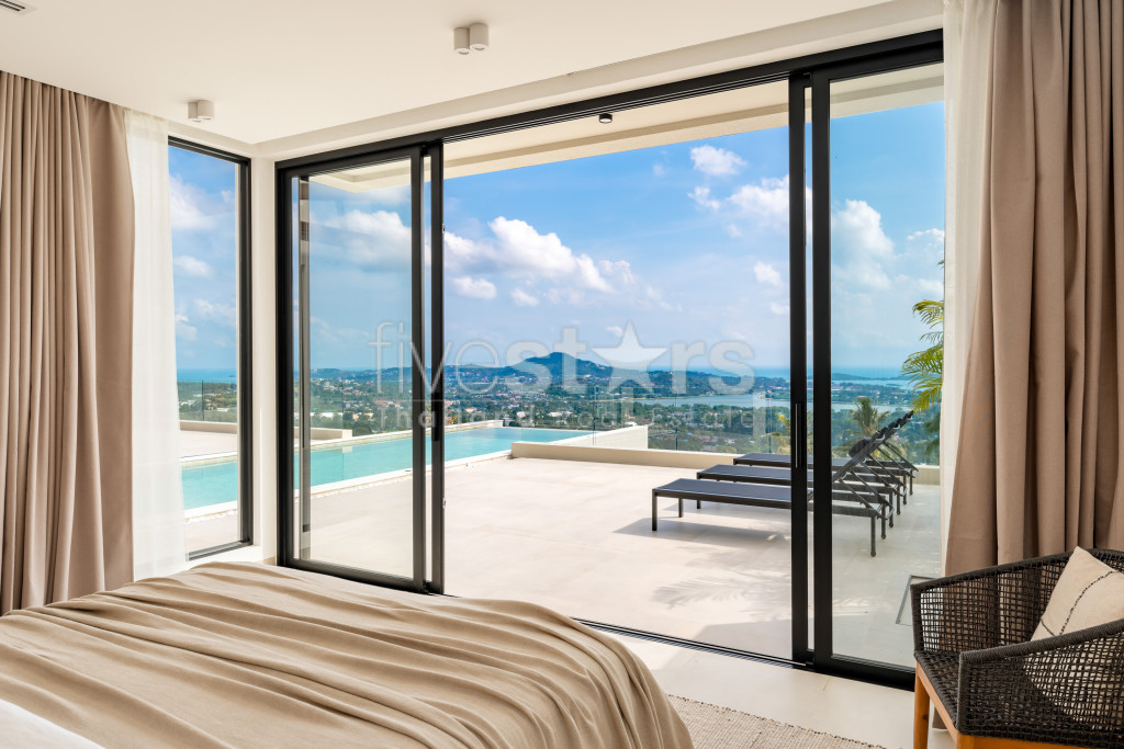 Propriété d’exception 4 chambres avec vue mer panoramique – Chaweng, Koh Samui, photo 15