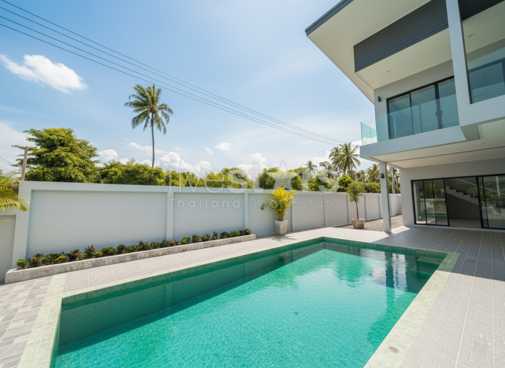 Villa moderne de 3 chambres avec piscine et vue sur la montagne – Maenam, photo 2