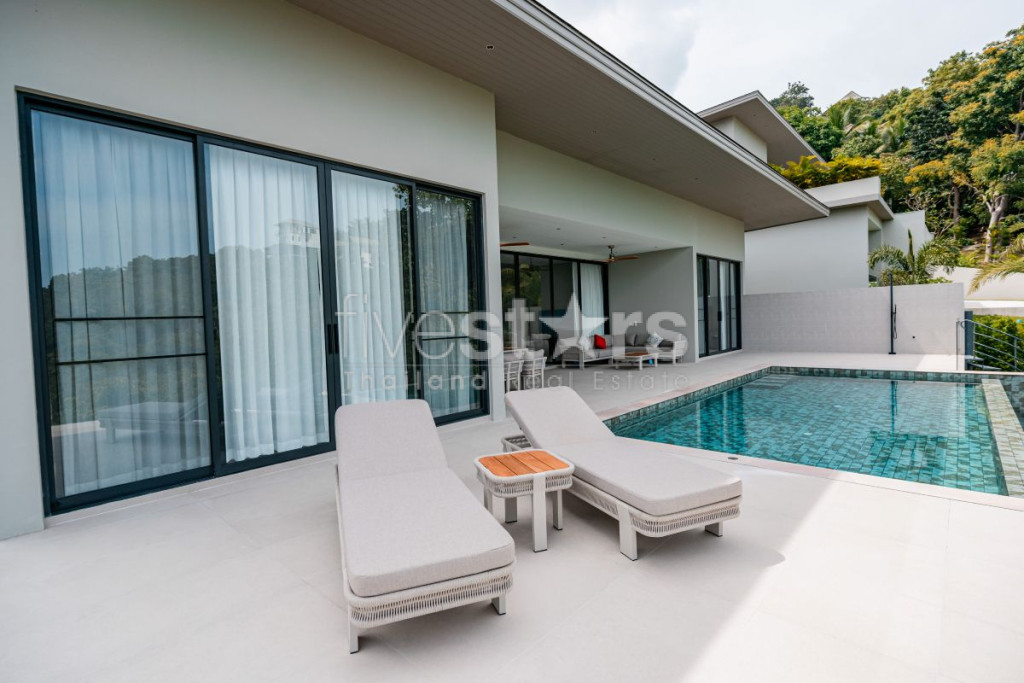Villa avec Piscine et Vue Mer dans Résidence Sécurisée – Bang Por, Koh Samui, photo 2