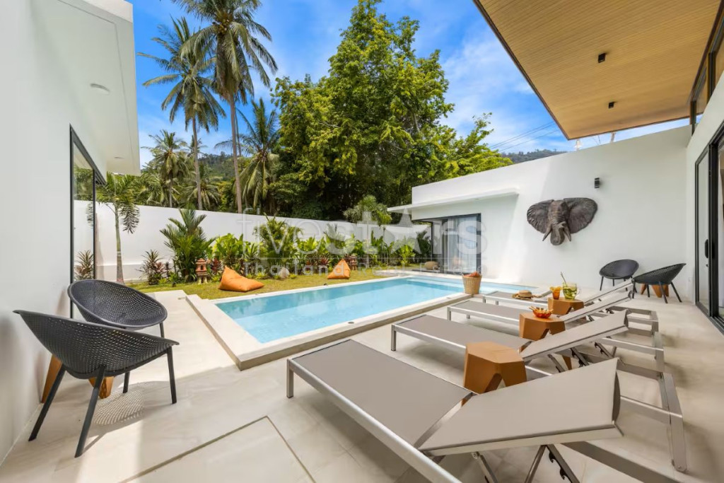Villa de Luxe Tropicale avec Piscine à Vendre – Lamai, Koh Samui