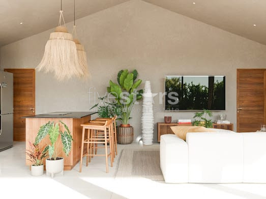 villa de styla balinais avec 2 chambres à vendre quartier Bophut, photo 2