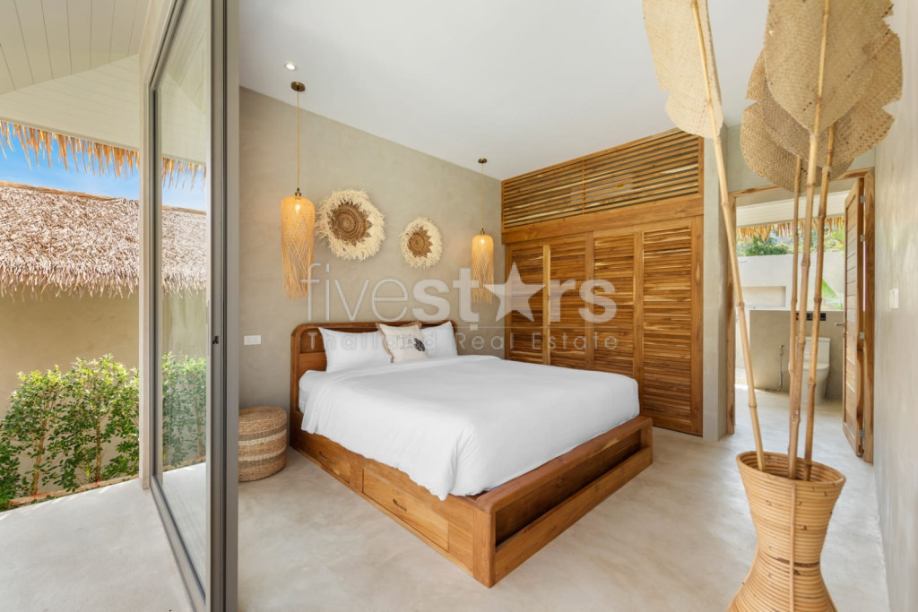villa de styla balinais avec 2 chambres à vendre quartier Bophut, photo 5