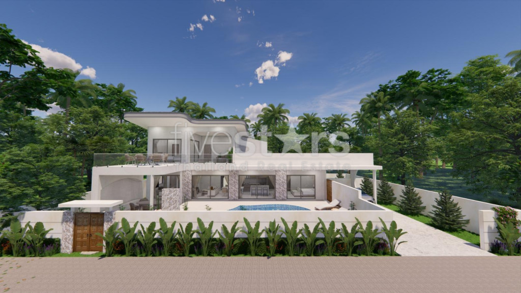 Villa Scandinave Moderne de 4 Chambres à Vendre – Plai Laem, Koh Samui, photo 2