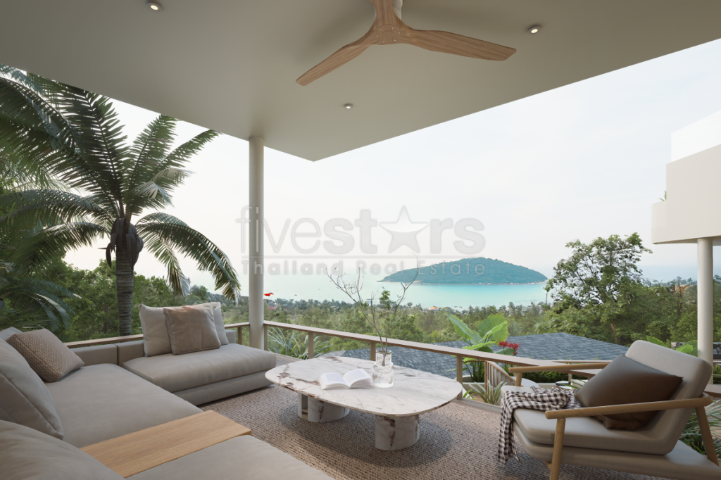 Villas modernes exclusives avec piscine –  4 chambres à vendre | Plai Laem, Koh Samui
