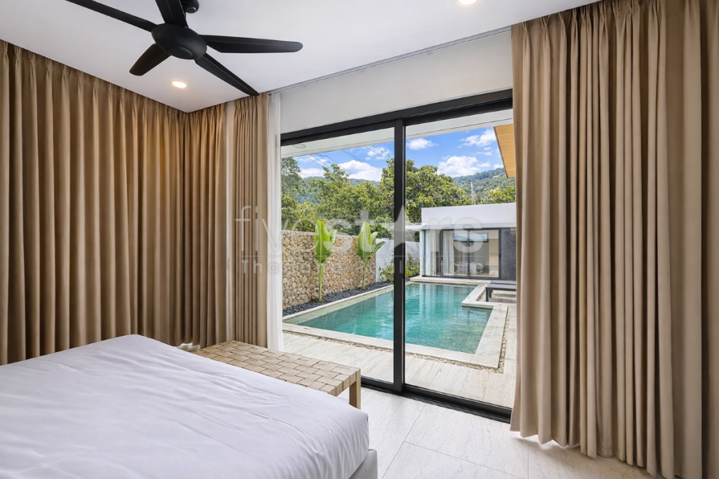 Villa moderne tropicale de 3 chambres avec piscine à vendre – Bang Po, Koh Samui, photo 9