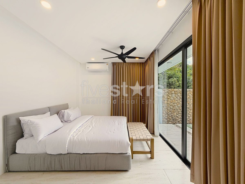 Villa moderne tropicale de 3 chambres avec piscine à vendre – Bang Po, Koh Samui, photo 8