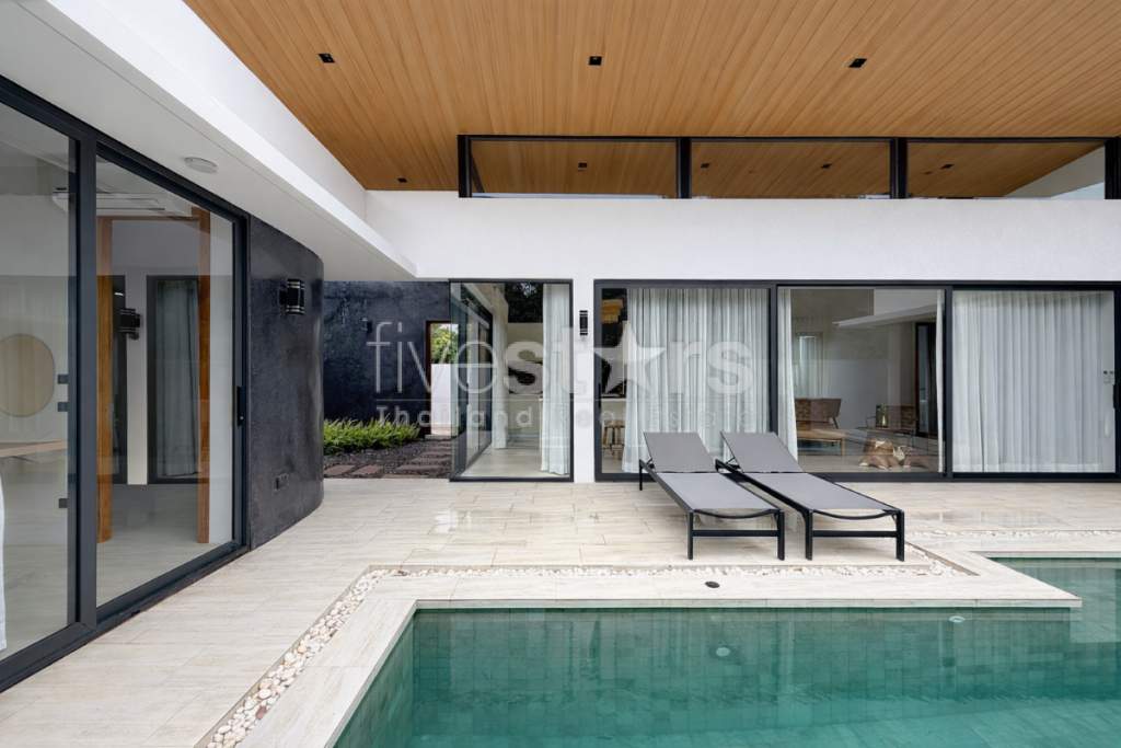 Villa moderne tropicale de 3 chambres avec piscine à vendre – Bang Po, Koh Samui, photo 17