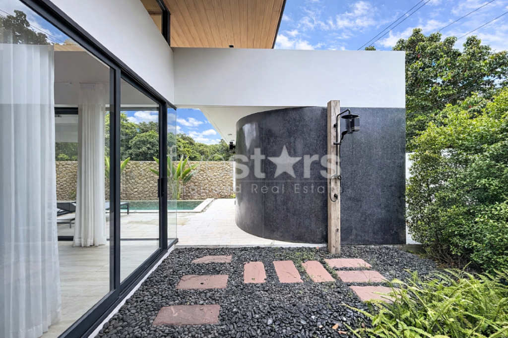 Villa moderne tropicale de 3 chambres avec piscine à vendre – Bang Po, Koh Samui, photo 18