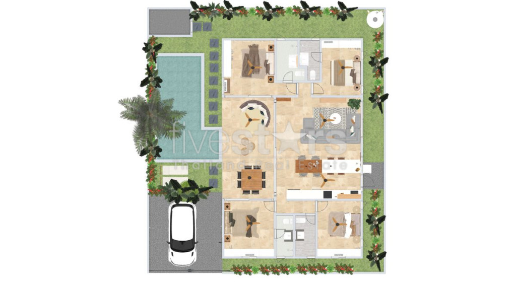 Villa tropicale de 4 chambres à vendre – Lamai, Koh Samui, photo 20