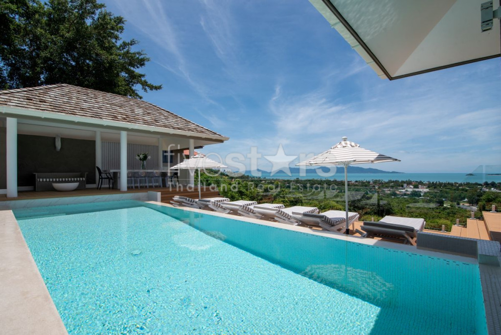 Villa de luxe de 5 chambres avec vue sur mer à vendre à Bophut, Koh Samui, photo 2
