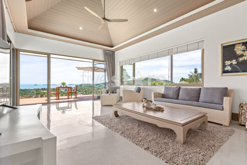 Villa de luxe de 5 chambres avec vue sur mer à vendre à Bophut, Koh Samui, photo 3