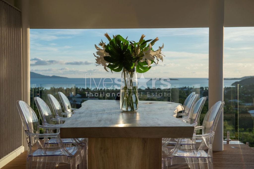 Villa de luxe de 5 chambres avec vue sur mer à vendre à Bophut, Koh Samui, photo 8